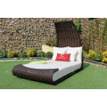 Exclusive Stunning Design Synthetic Poly Rattan Double Daybed or Sunbed For Outdoor Garden Patio Beach Pool Wicker Furniture